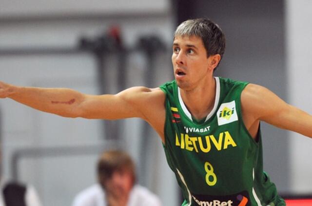 Krepšininkas Mindaugas Lukauskis Turkijoje pelnė 11 taškų