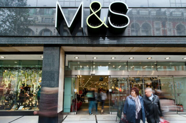 "Marks and Spencer" akcijos pabrango dėl išaugusių maisto pardavimų