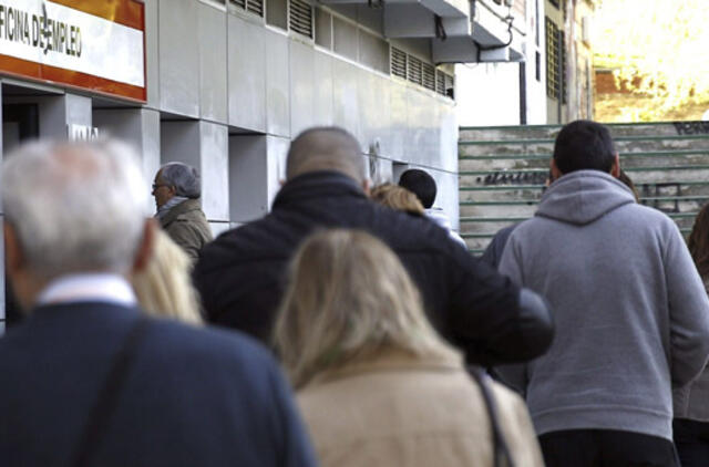 Nedarbas Ispanijoje pasiekė naują rekordinį lygį