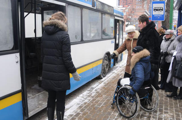 Neįgalieji autobusuose neskriaudžiami?