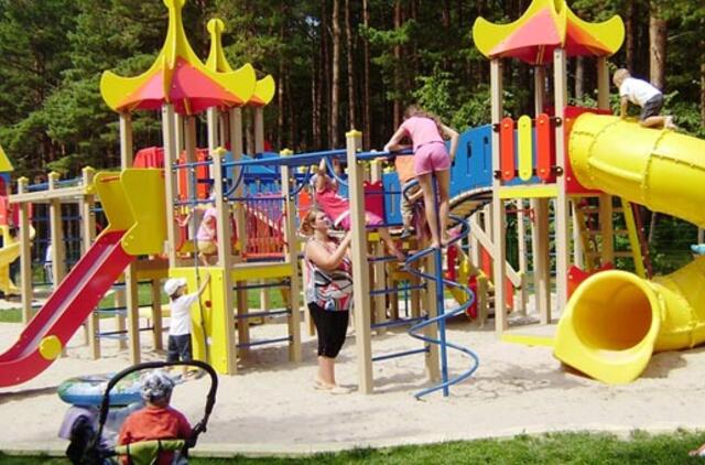 Palangoje vaikų parkas vėl laukia mažųjų