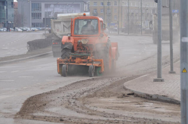 Purvas iš statybviečių keliauja į miesto gatves