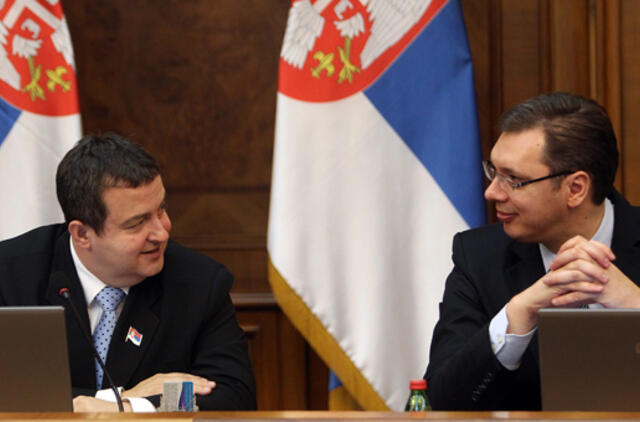 Serbija atmetė ES susitarimą dėl santykių su Kosovu normalizavimo