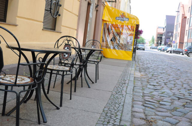 Žvejų gatvėje - vienpusis eismas