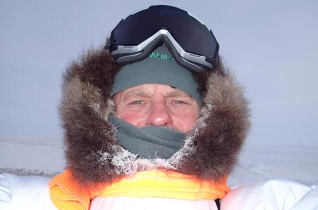 Antanas Bosas medžioklėje Aliaskoje nušalo veidą