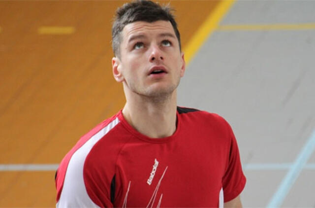 Badmintonininkas Kęstutis Navickas Danijoje pralaimėjo 57-ajai pasaulio raketei