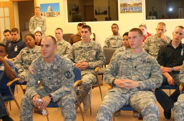 Klaipėdoje - kariūnai iš JAV Kentukio valstijos