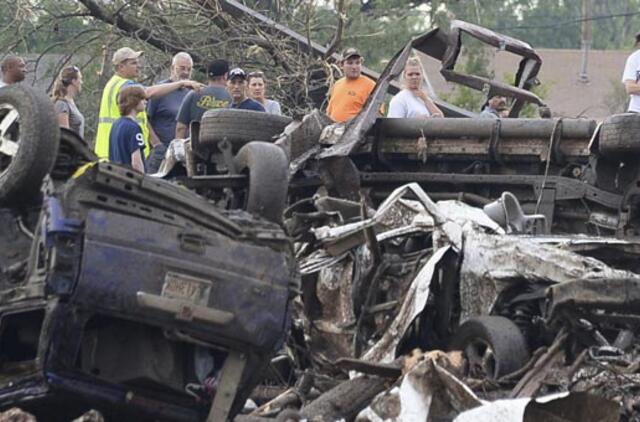 Oklahomoje stichija pražudė 91 žmogų, tarp jų 20 vaikų