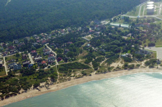 Pajūrio juostai - ribų planas