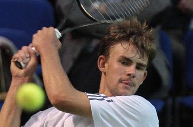 Tenisininkas Laurynas Grigelis Pietų Korėjoje pralaimėjo pirmajame rate