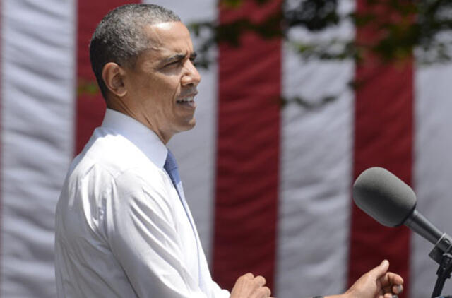 Barakas Obama sieks ženkliai sumažinti šiltnamio efektą sukeliančių dujų išmetimą