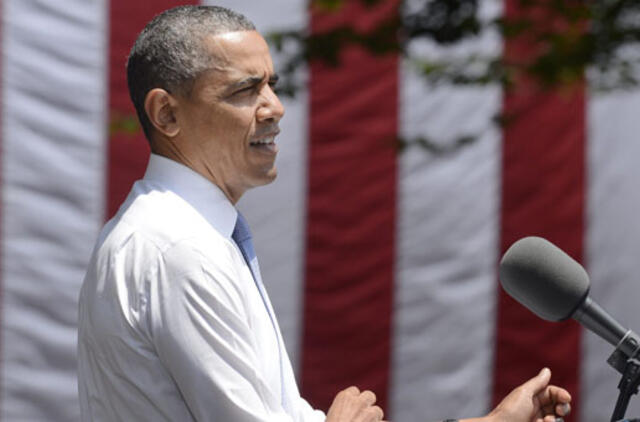 Barakas Obama sieks ženkliai sumažinti šiltnamio efektą sukeliančių dujų išmetimą