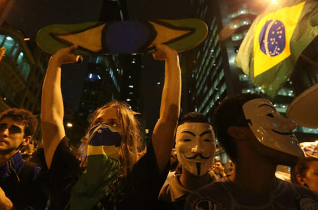 Brazilijoje plinta protestai