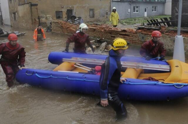 Čekija: potvynio aukų skaičius išaugo iki 10 žmonių