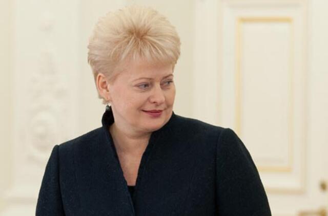 Dalia Grybauskaitė: "Jaunimo nedarbui mažinti reikia gerų projektų ir idėjų, o ne pinigų"