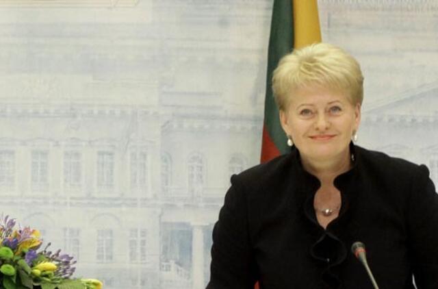Dalia Grybauskaitė: "Pinigai turi būti paremti konkrečiai projektais"