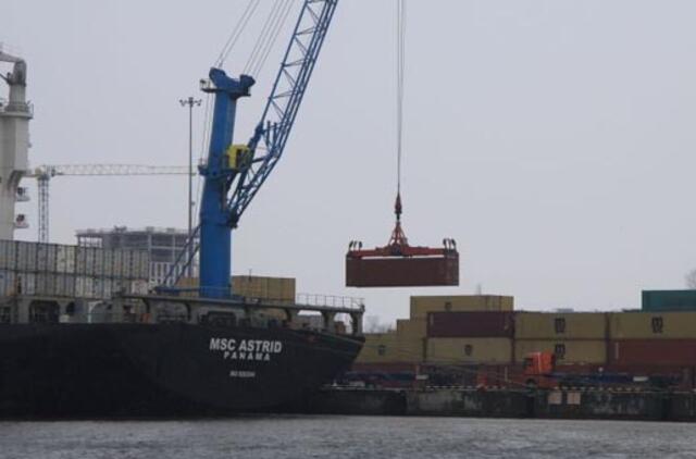 Gegužės mėnesį perkrauta daugiau krovinių