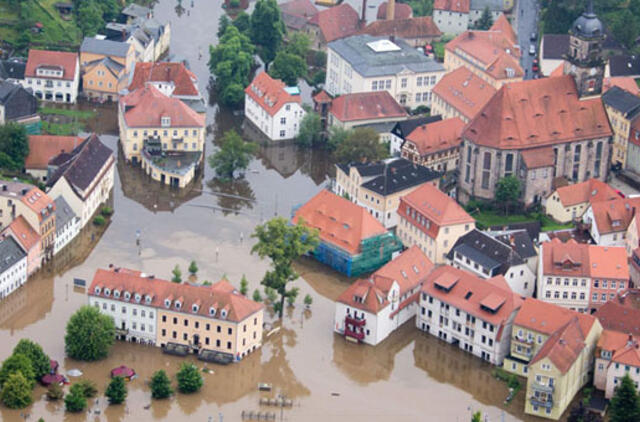 Išsiliejusios upės stabdo automobilių gamybą