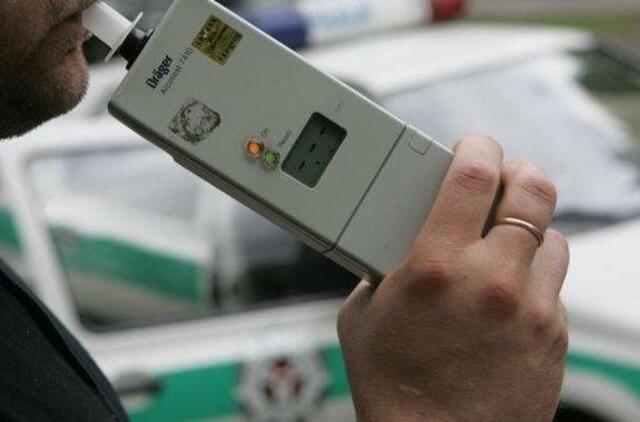 Klaipėdoje buvo tikrinamas vairuotojų blaivumas