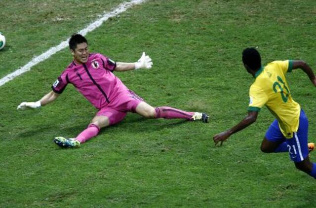 Konfederacijų taurės turnyras prasidėjo Brazilijos futbolininkų pergale