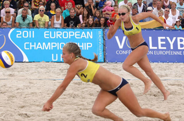 Lietuvos paplūdimio tinklininkės pasaulio jaunimo čempionatą pradėjo pergale