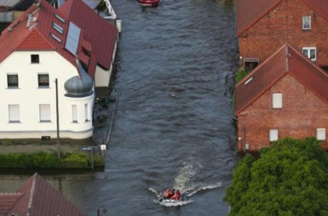 Potvynio Vokietijoje nuostoliai muša rekordus