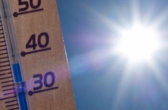 Sinoptikai: karščio bangą nuplaus sekmadienio liūtys