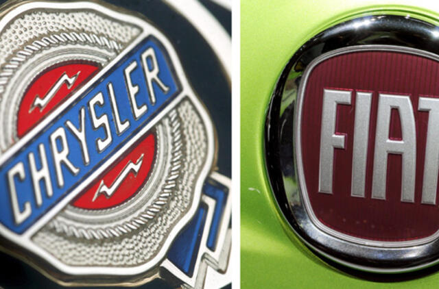 "Chrysler" gautos pajamos padidino jos savininkės "Fiat" pelną