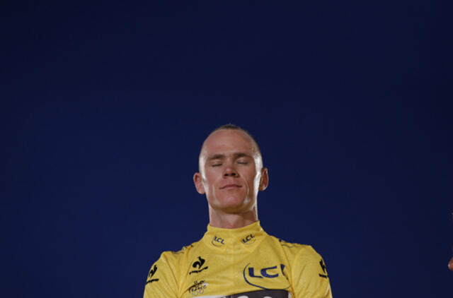 Dopingo kontrolieriai britą Kristoferį Frūmą šiemet "Tour de France" lenktynėse tikrino net 12 kartų