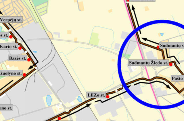 Į Jakus ir Sudmantus veš miesto autobusas