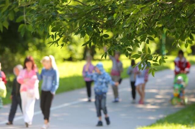 Orai: vidurvasaris palepins šiluma