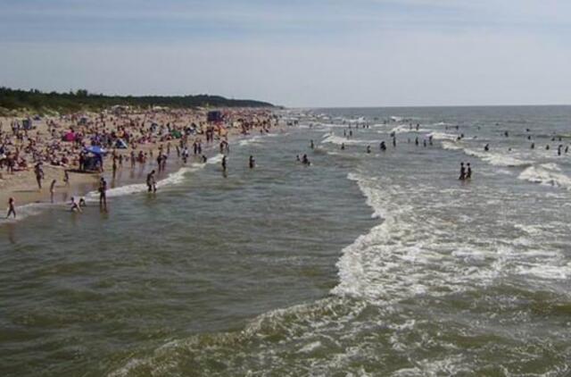 Palangos paplūdimyje vandens kokybė neatitiko normų