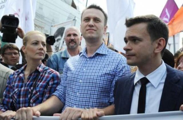 Prokurorai Aleksejui Navalnui prašo skirti šešeris metus kalėjimo