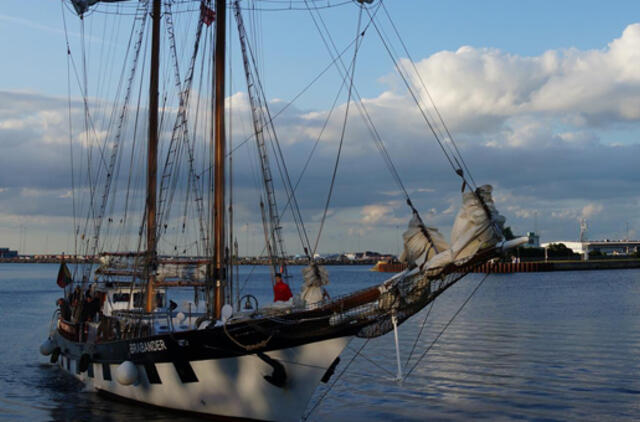 "The Tall Ships Races 2013" regatoje dalyvauja KU burlaivis