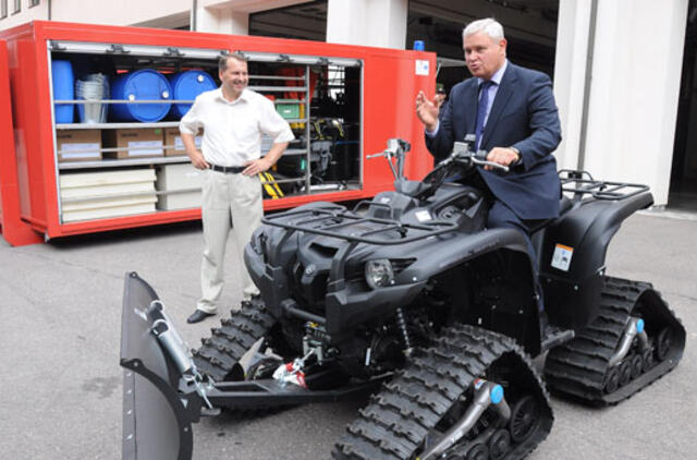 Ugniagesiai gelbėtojai džiaugiasi naujausia įranga