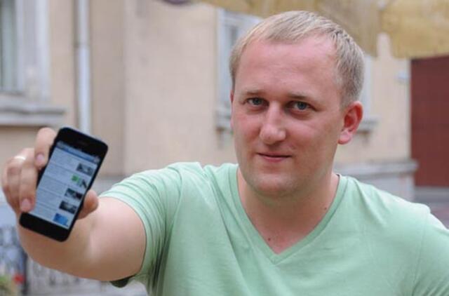 "Vakarų ekspresas" - mobiliajame telefone