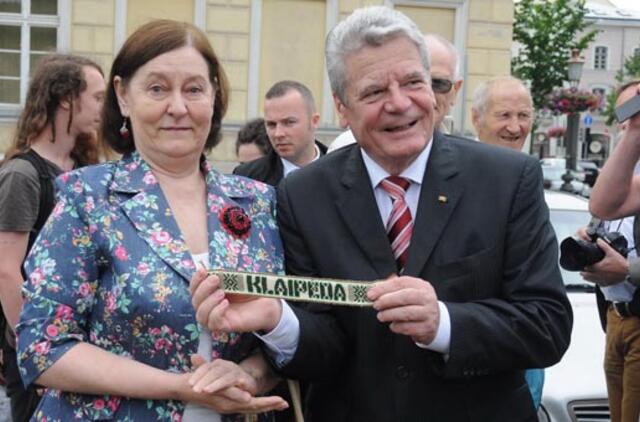 Vokietijos prezidentas tikisi sugrįžti į Klaipėdą