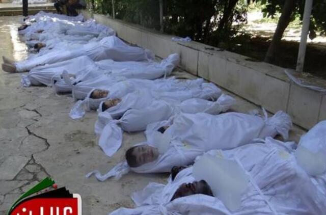 JT ekspertai tirs kaltinimus dėl cheminio ginklo panaudojimo Sirijoje