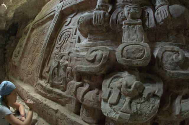 Gvatemaloje rastas majų laikų frizas
