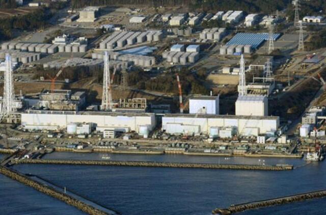 Iš Fukušimos rezervuaro ištekėjo apie 300 tonų radioaktyvaus vandens