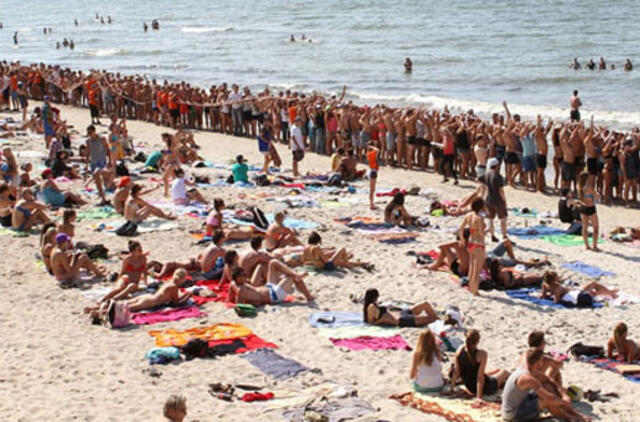 Karklėje - virvės traukimo rekordas