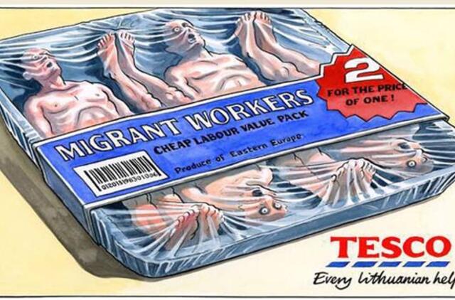 Lietuvių emigrantai tapo socialinės satyros objektu