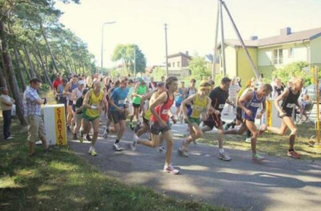 Melnragėje varžėsi maratonininkai