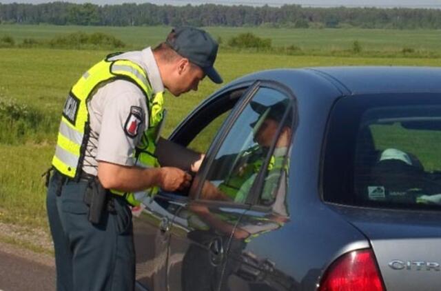 Savaitės greičio rekordas Ukmergėje - 112 kilometrų per valandą