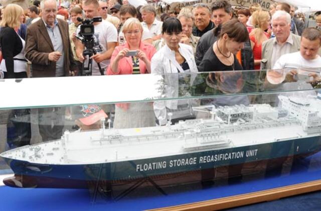 SGD laivo-saugyklos modelis "plaukios" po Lietuvą