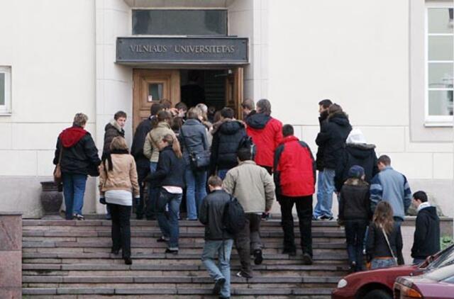 Daugiau nei pusę "šimtukininkų" susirinko Vilniaus universitetas