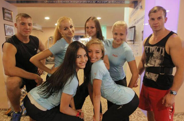 Europos čempionate - Klaipėdos šokėjų šou