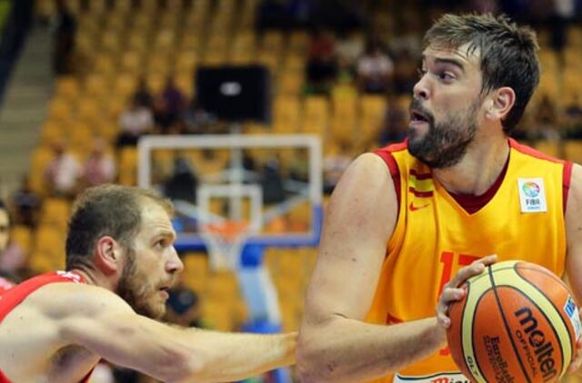 Ispanijos krepšininkai Europos čempionate nesunkiai nugalėjo kroatus