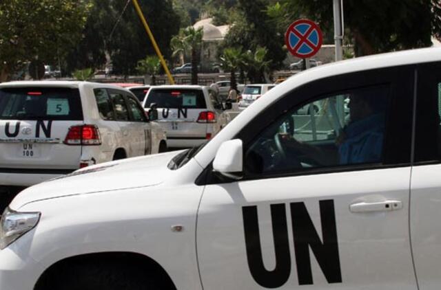 JT inspektoriai turi įrodymų, kad cheminį ginklą prie Damasko panaudojo B. al Asado pajėgos