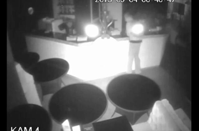 Kasos aparato vagystę įamžino kameros